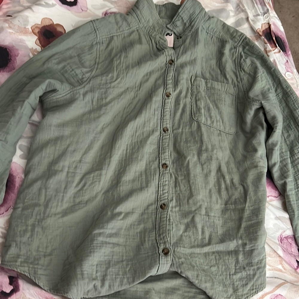 SO goods for life. button down shirt